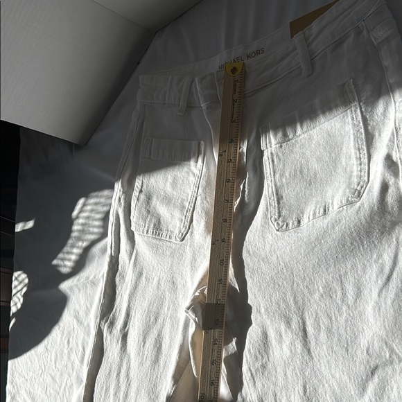 Michael Kors Cream Bootcut Jeans - Picture 5 of 11